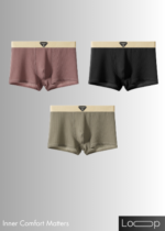 Premium Ice Silk Men’s Boxers (Net Pattern ) - Image 4